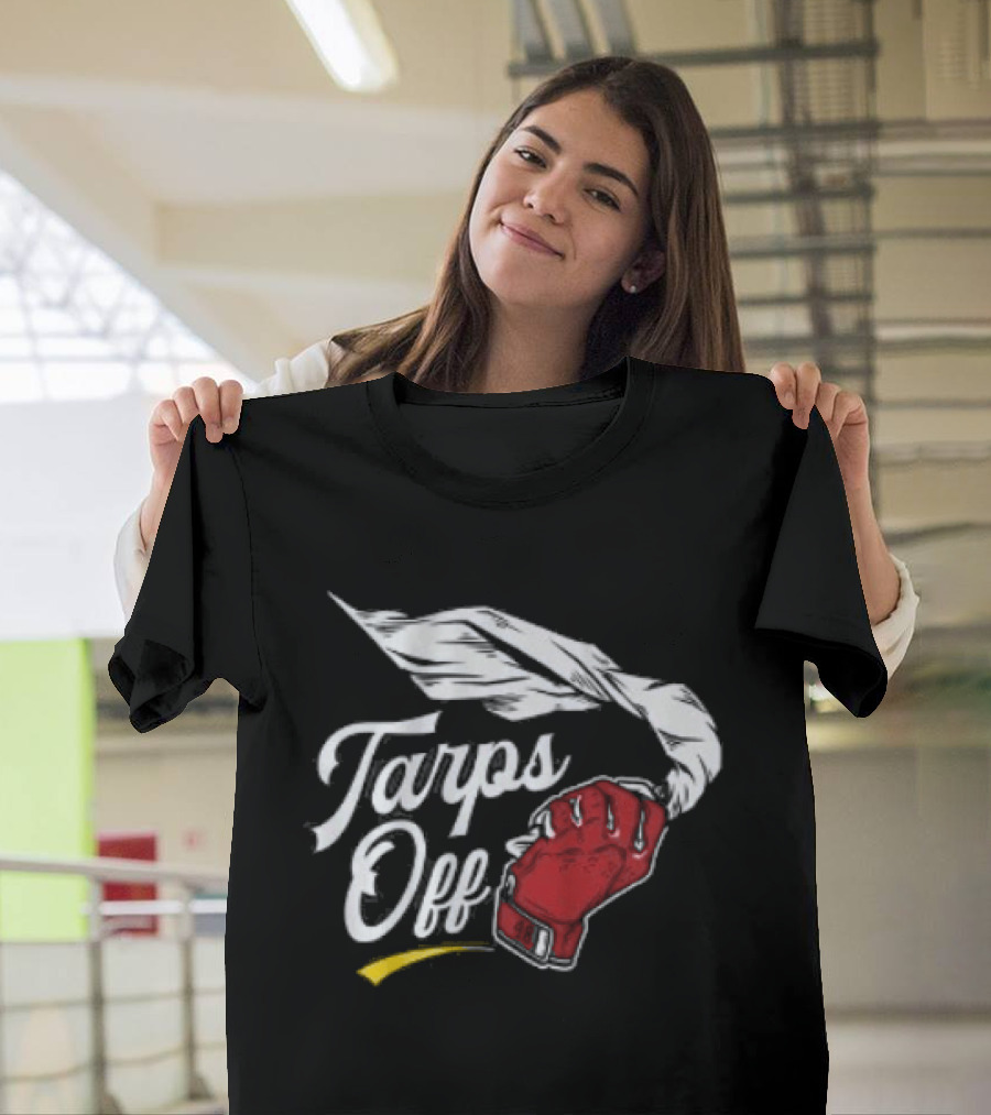 St. Louis Baseball Tarps Off Red Chair Sports Fan T-Shirt