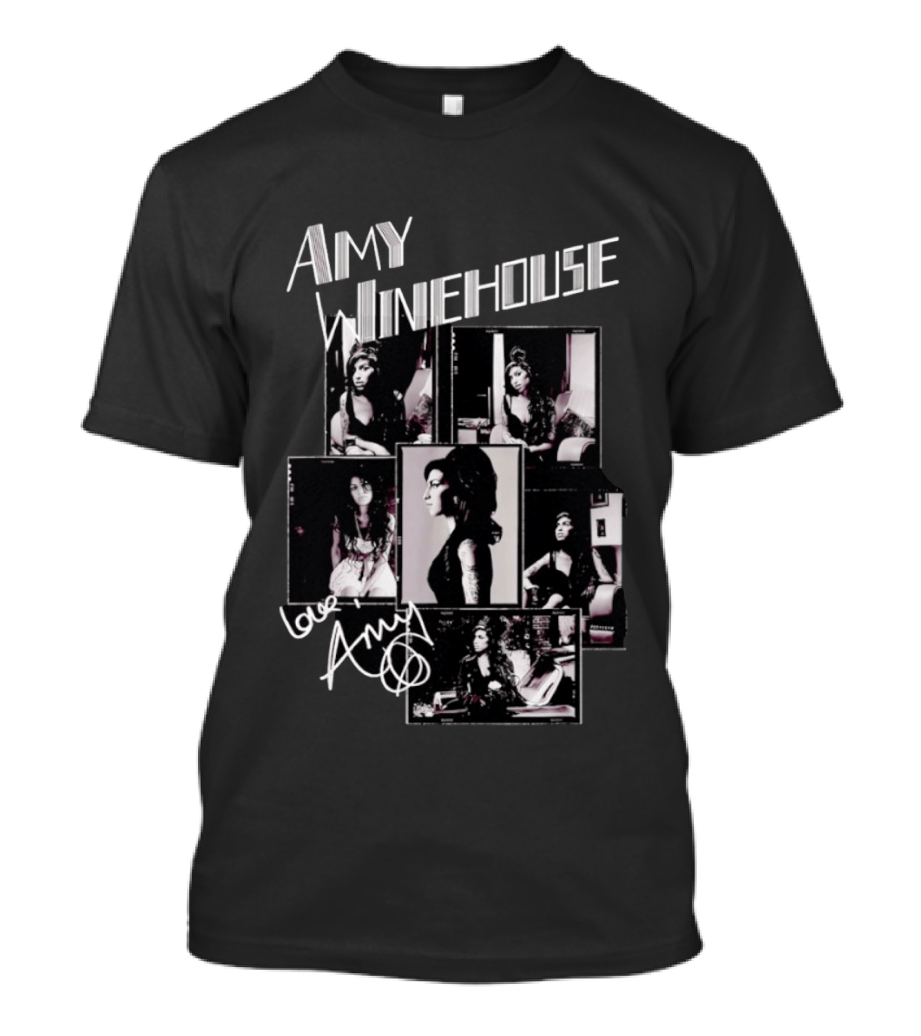 Amy Winehouse Photo Collage Love Amy T-Shirt
