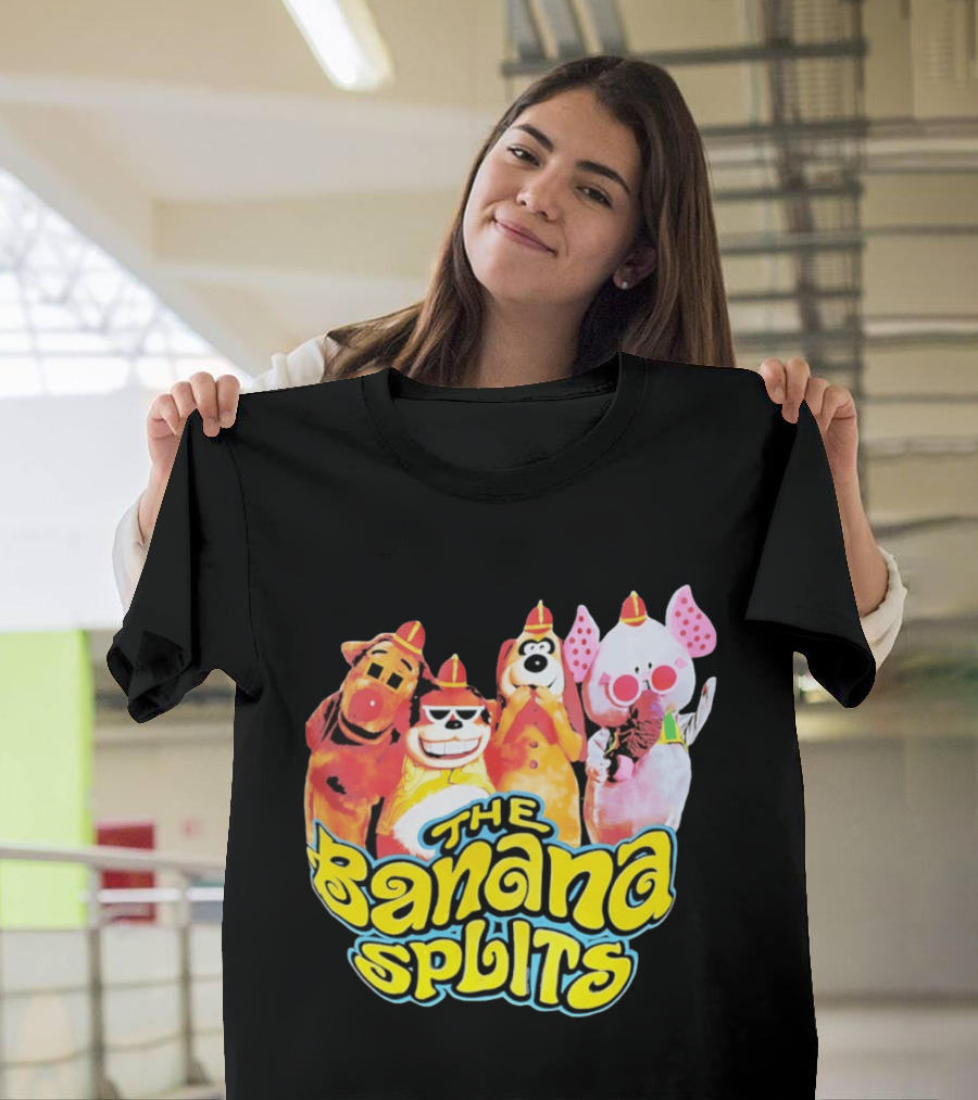 The Banana Splits Characters Hanna Barbera Retro Animation Series T-Shirt