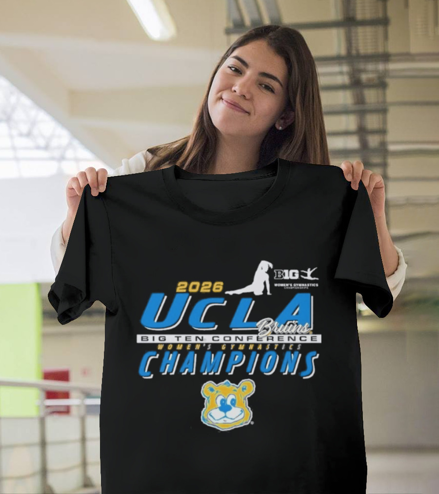 2023 UCLA Bruins Gymnastics Women's Big Ten Champions T-Shirt