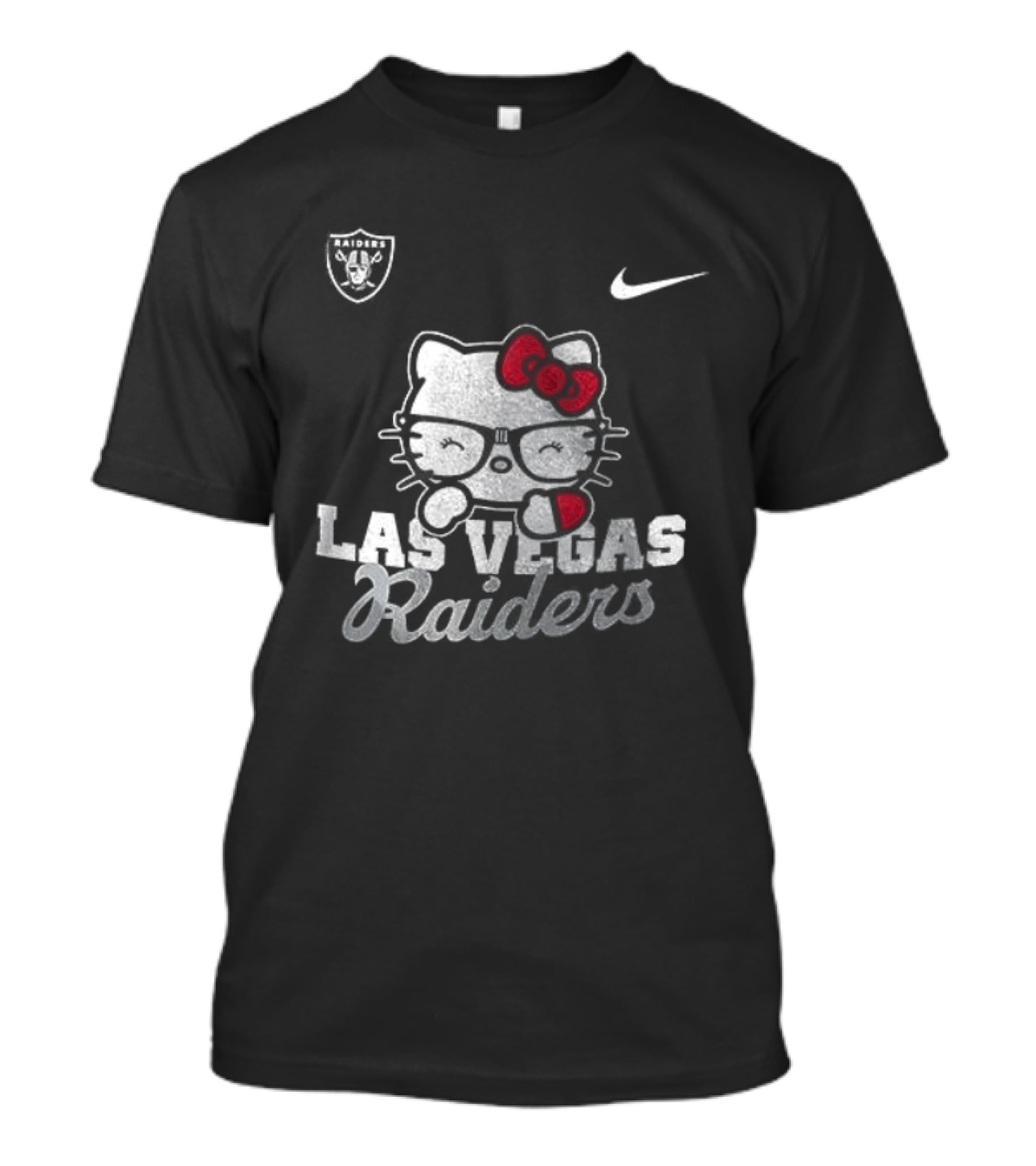 Las Vegas Raiders Hello Kitty Nike Collaboration T-Shirt