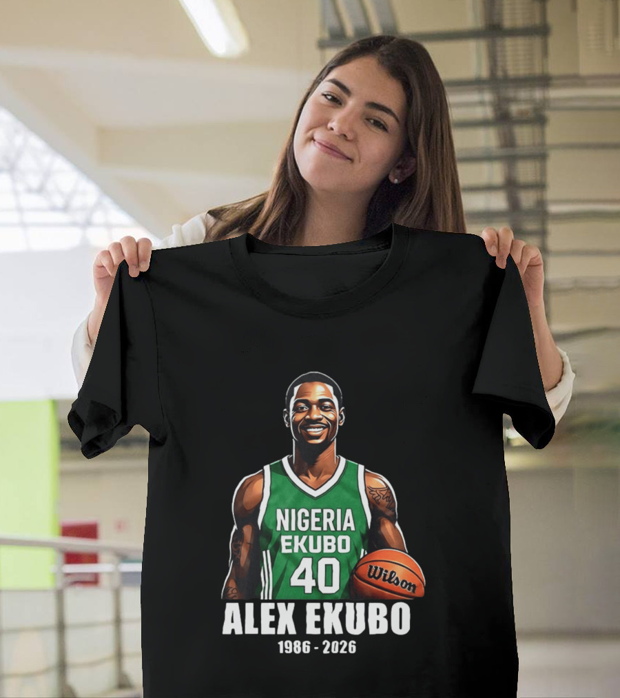 Alex Ekubo 1986 2026 Nollywood Nigeria Basketball Player T-Shirt
