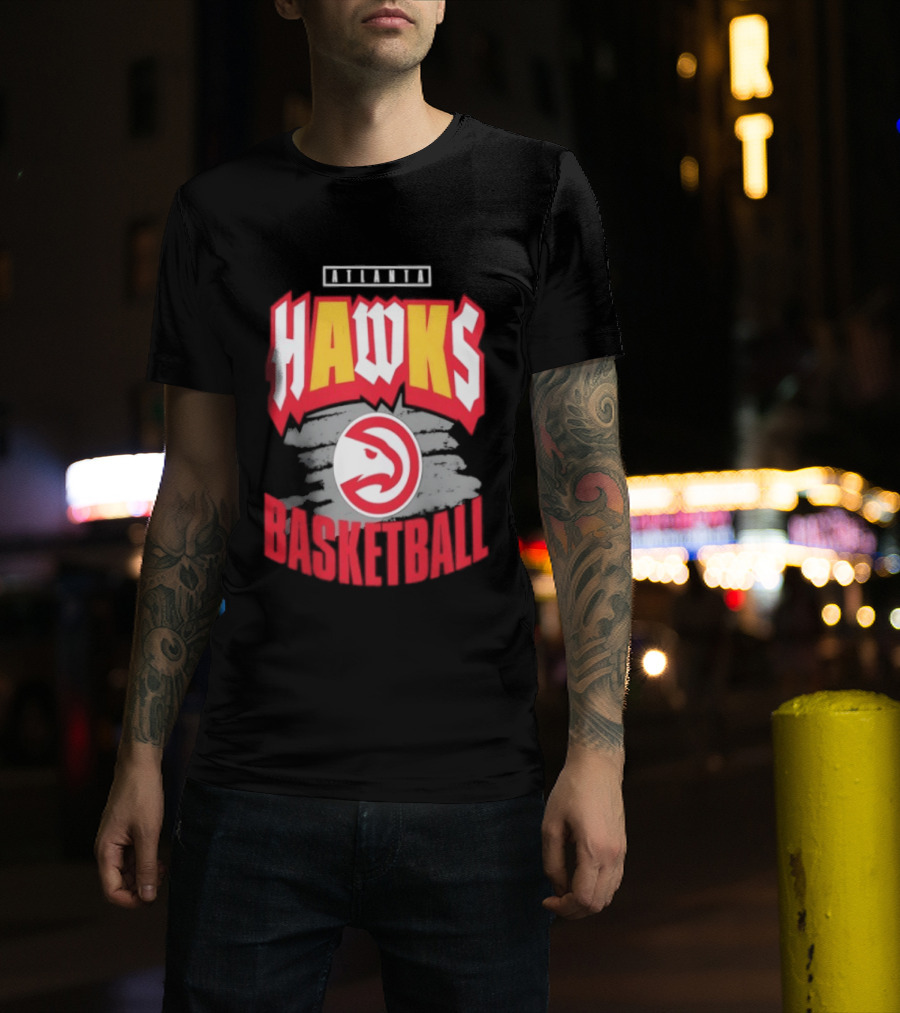 NBA 2026 Atlanta Hawks Basketball Game Night T-Shirt