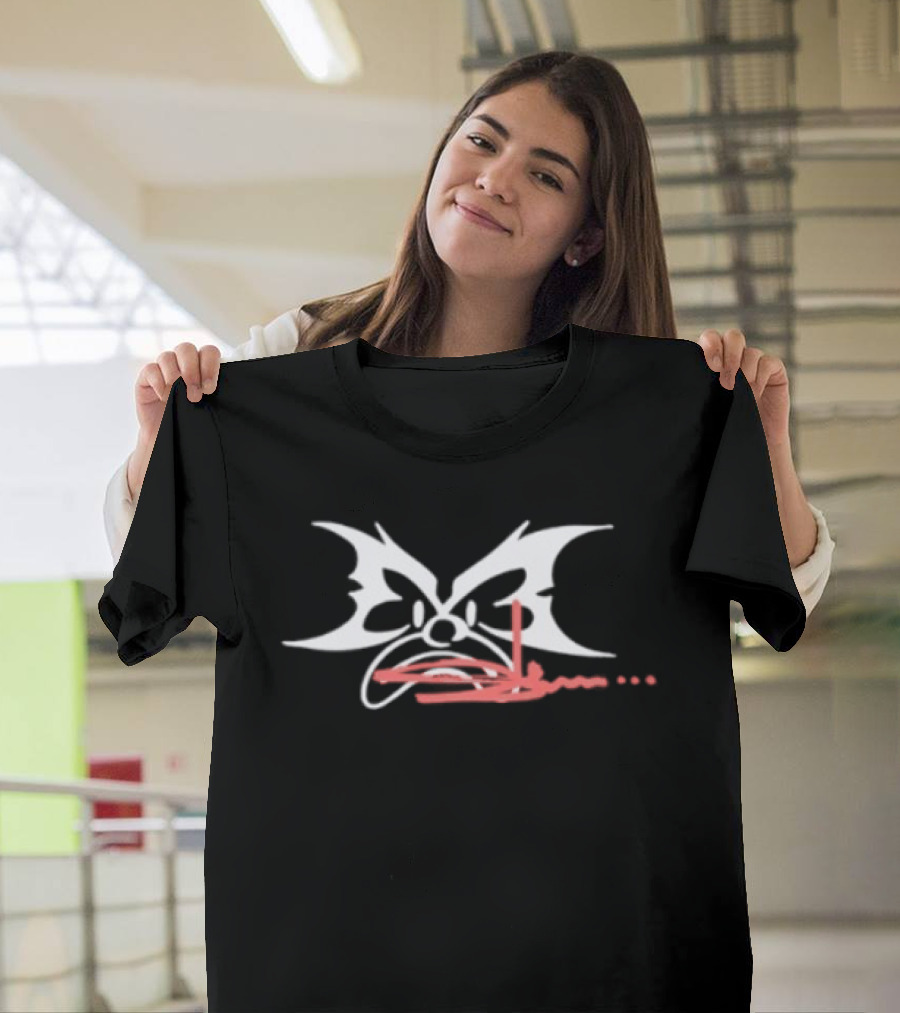 Mertra X Slawn Face 2023 White And Red T-Shirt