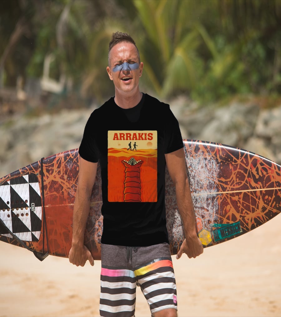 Arrakis Sandworm Apocalypse Movie Style Dune T-Shirt