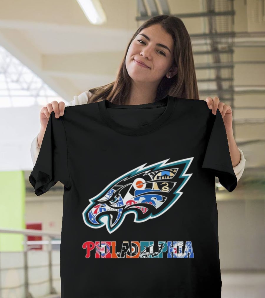 Philadelphia Eagles And Sports Teams Symbolic T-Shirt