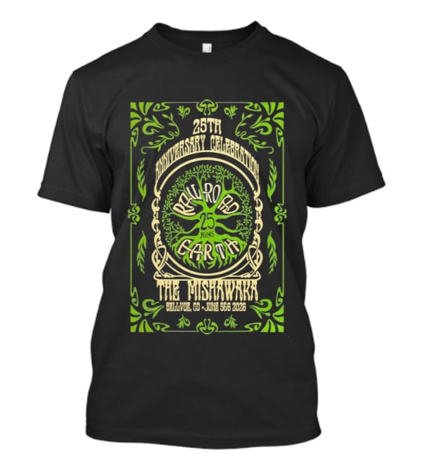 28th Annual Celebration Railroad Earth June 5 6 2026 The Mishawaka Colorado T-Shirt