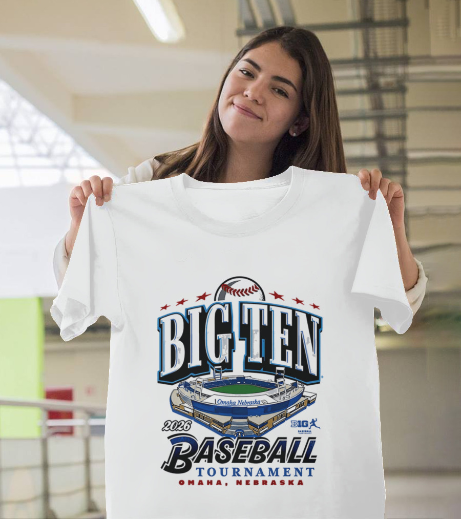 2026 Big Ten Baseball Tournament Omaha Nebraska T-Shirt