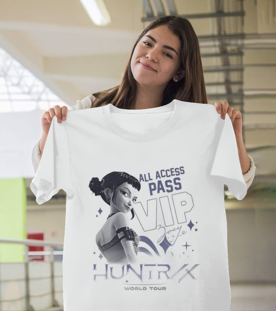 All Access Pass VIP KPop Demon Hunters Zoey T-Shirt