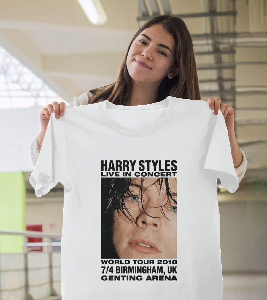 Harry Styles Live In Concert World Tour 2018 Birmingham UK Genting Arena T-Shirt