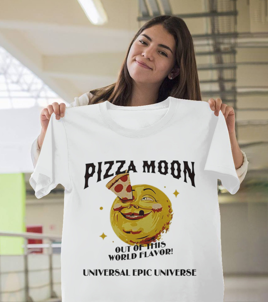 Pizza Moon Out Of This World Flavor Universal Epic Universe T-Shirt