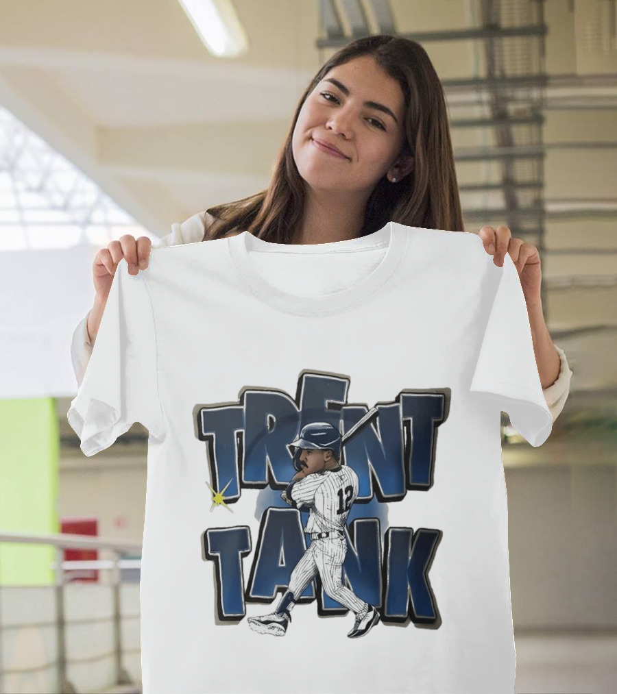 Trent Tank Baseball Homerun Player Number 12 T-Shirt