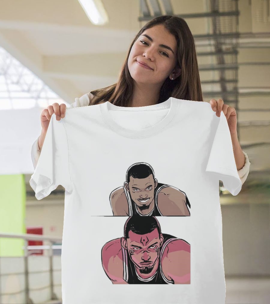 Victor Wembanyama Anime Style Transformation Wemby To Wemkuna T-Shirt