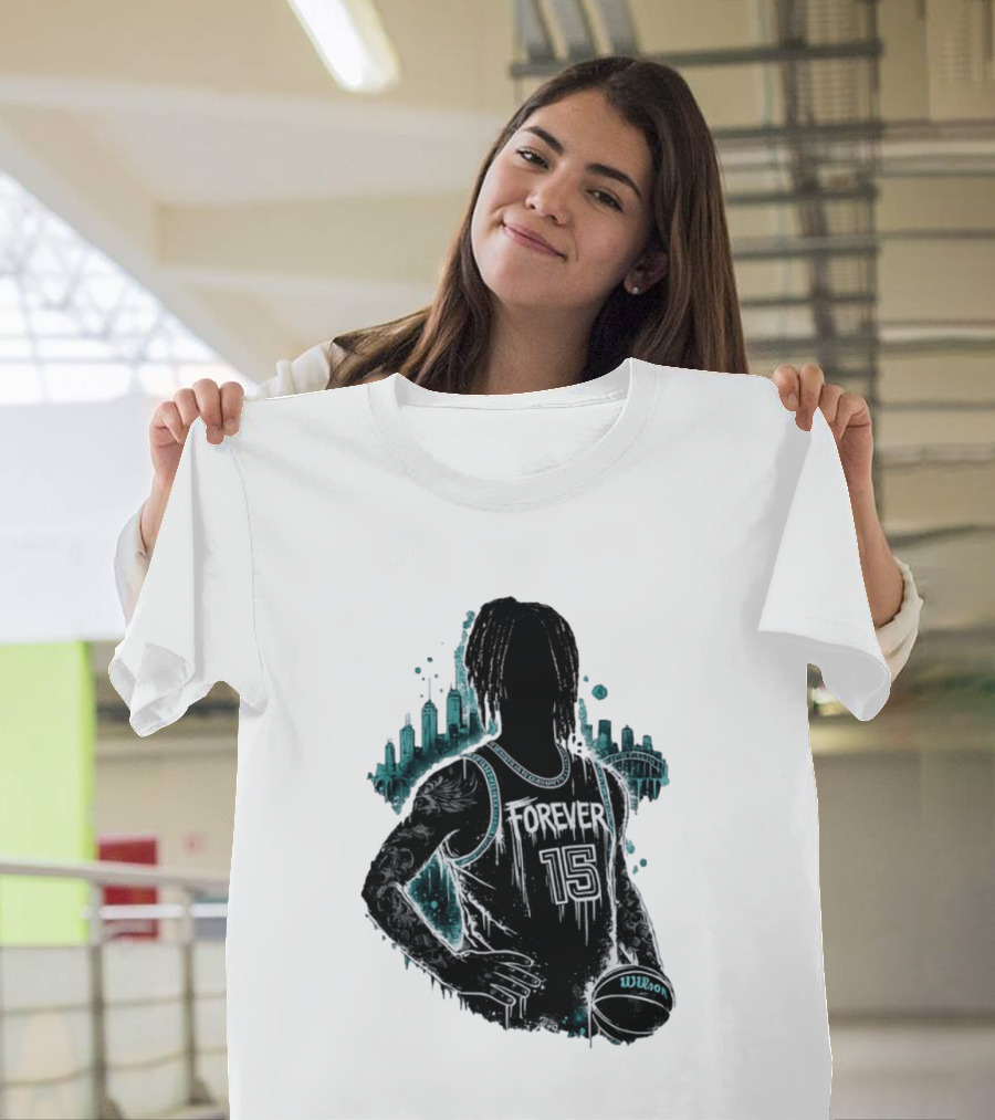 Brandon Clarke Forever 15 Memphis Grizzlies Basketball City Skyline Wilson T-Shirt