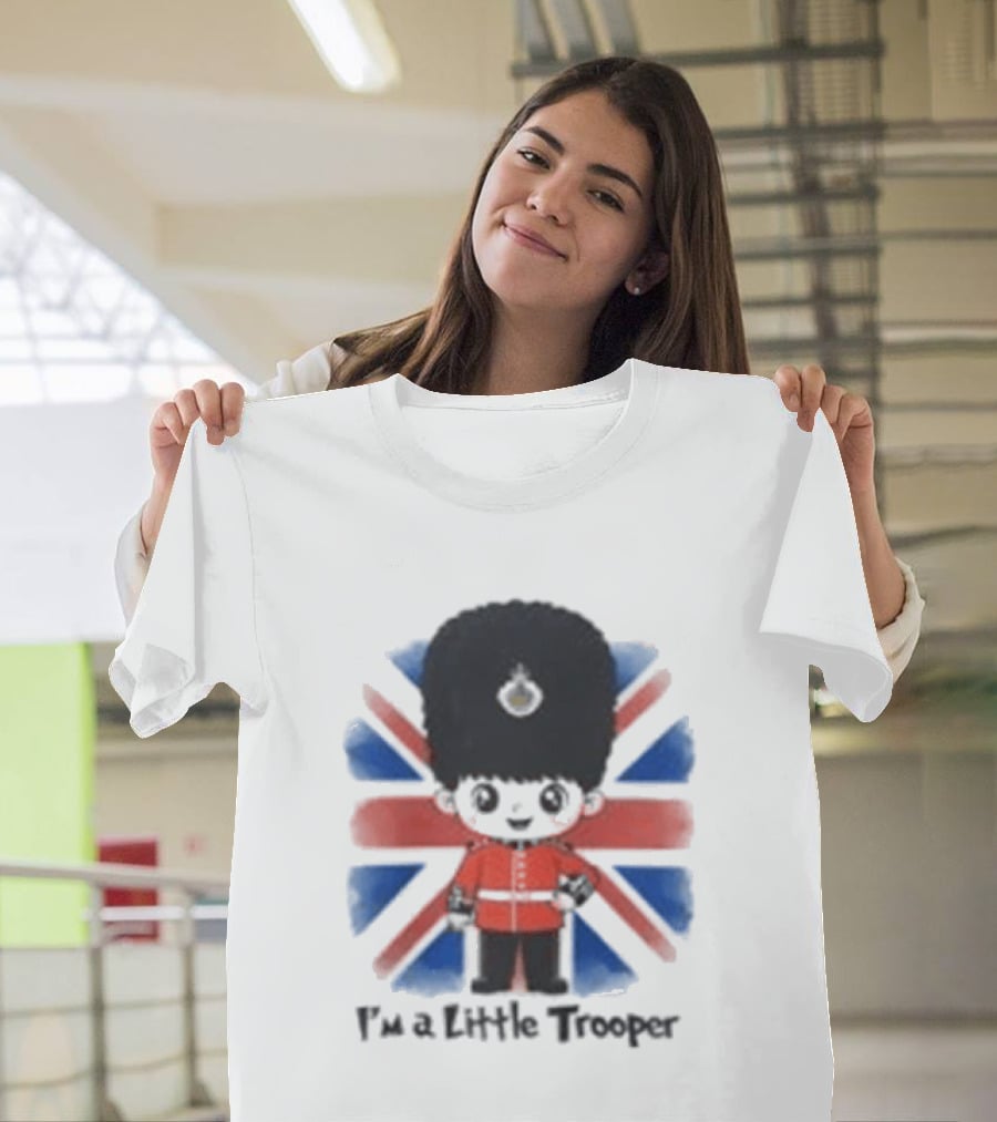 England I'm A Little Trooper British Guard With Union Jack T-Shirt