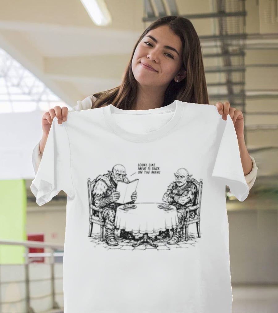 Orc Look Like Meat Is Back On The Menu Chess Players T-Shirt