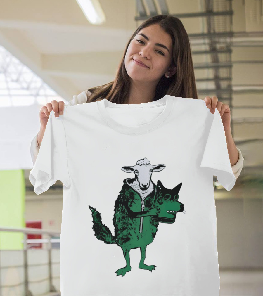 Sheep In Wolf's Clothing Humorous Animal Disguise Joke T-Shirt