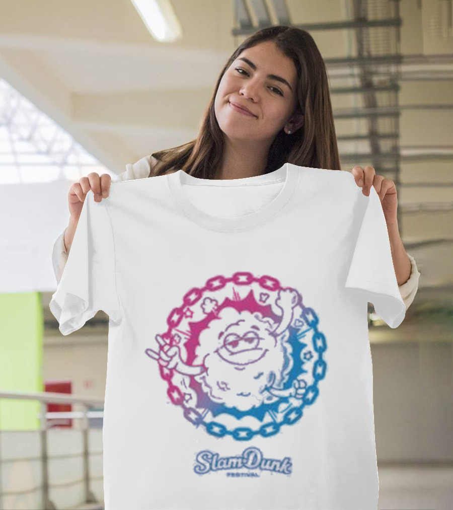 Slam Dunk World Moshy Dreamy Colorful Circle T-Shirt