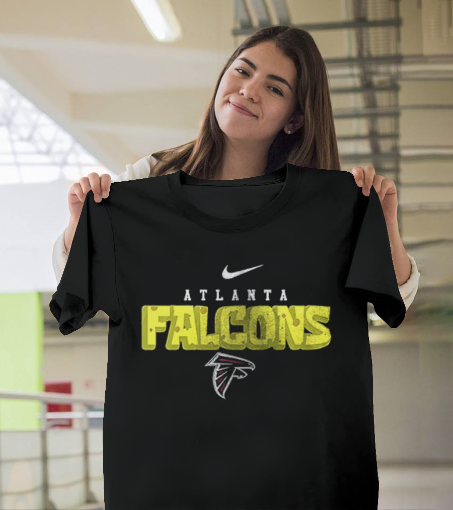 Atlanta Falcons Nike Swoosh Collaboration With SpongeBob T-Shirt