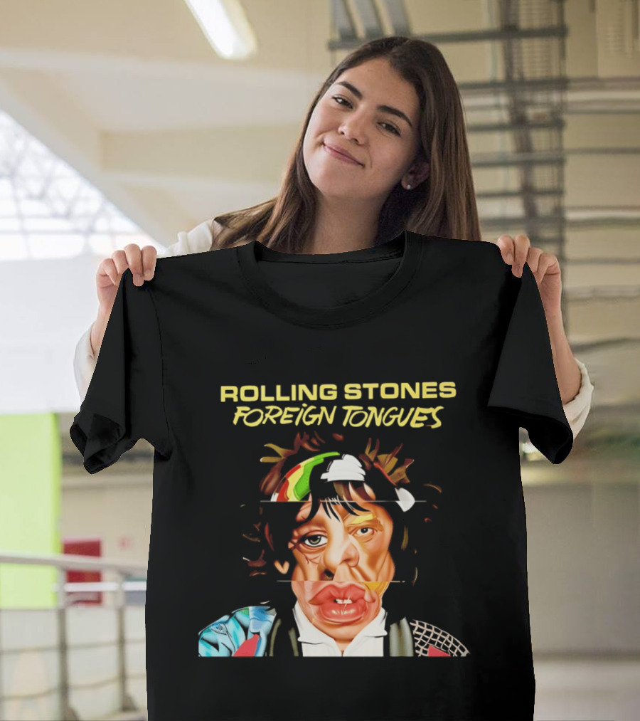 Rolling Stones Foreign Tongues Collage Face 2026 T-Shirt