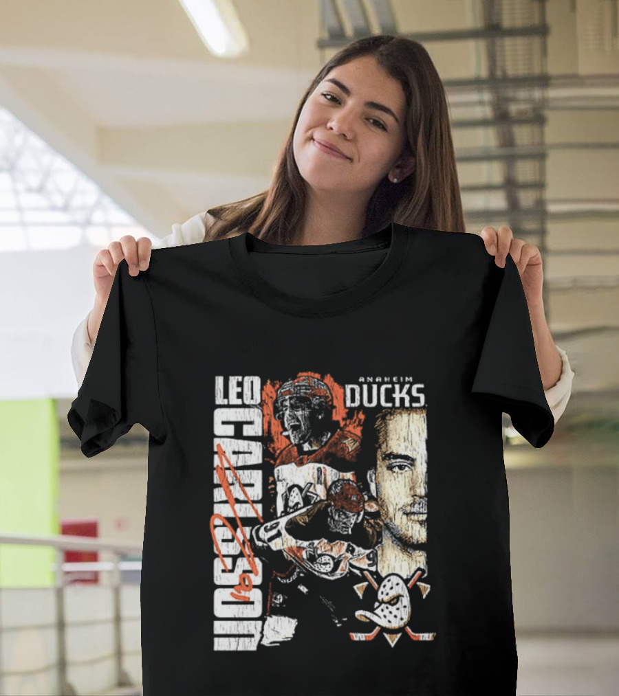 Leo Carlsson Anaheim Ducks Hockey 2026 T-Shirt