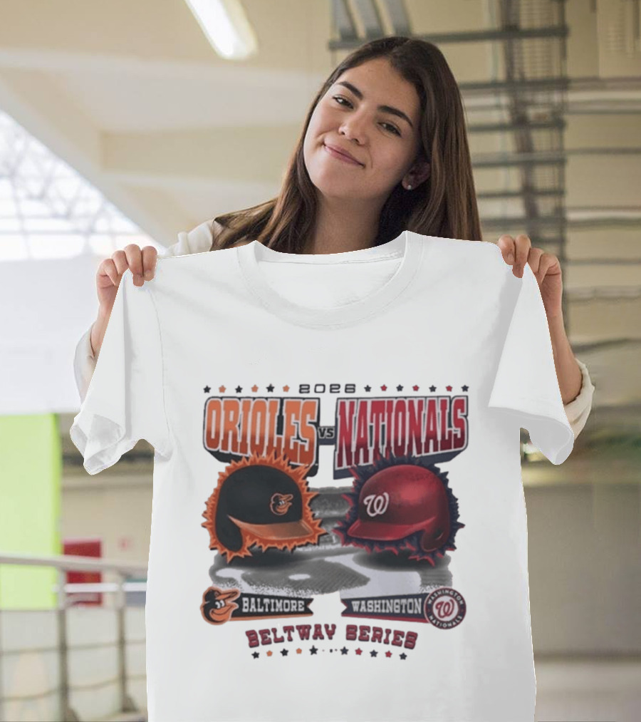 2026 Baltimore Orioles Vs Washington Nationals Beltway Series T-Shirt