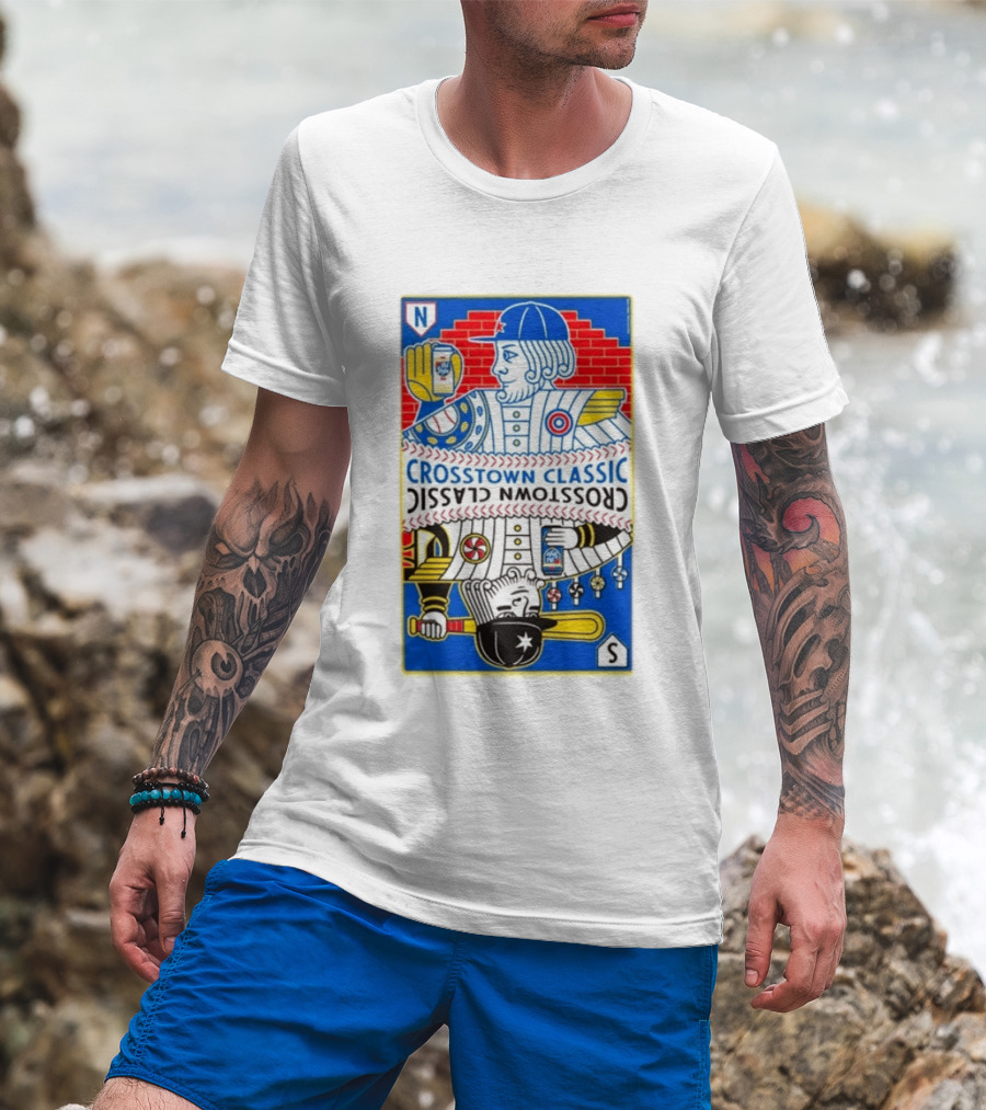 Crosstown Classic Series Card Chicago Cubs Vs Chicago White Sox T-Shirt