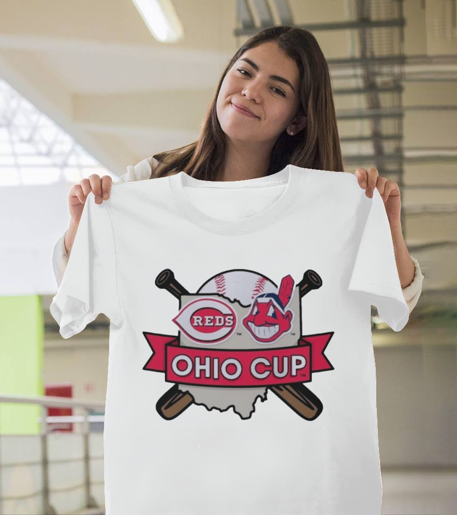 Cincinnati Reds Cleveland Guardians Ohio Cup 2026 MLB Baseball Showdown T-Shirt