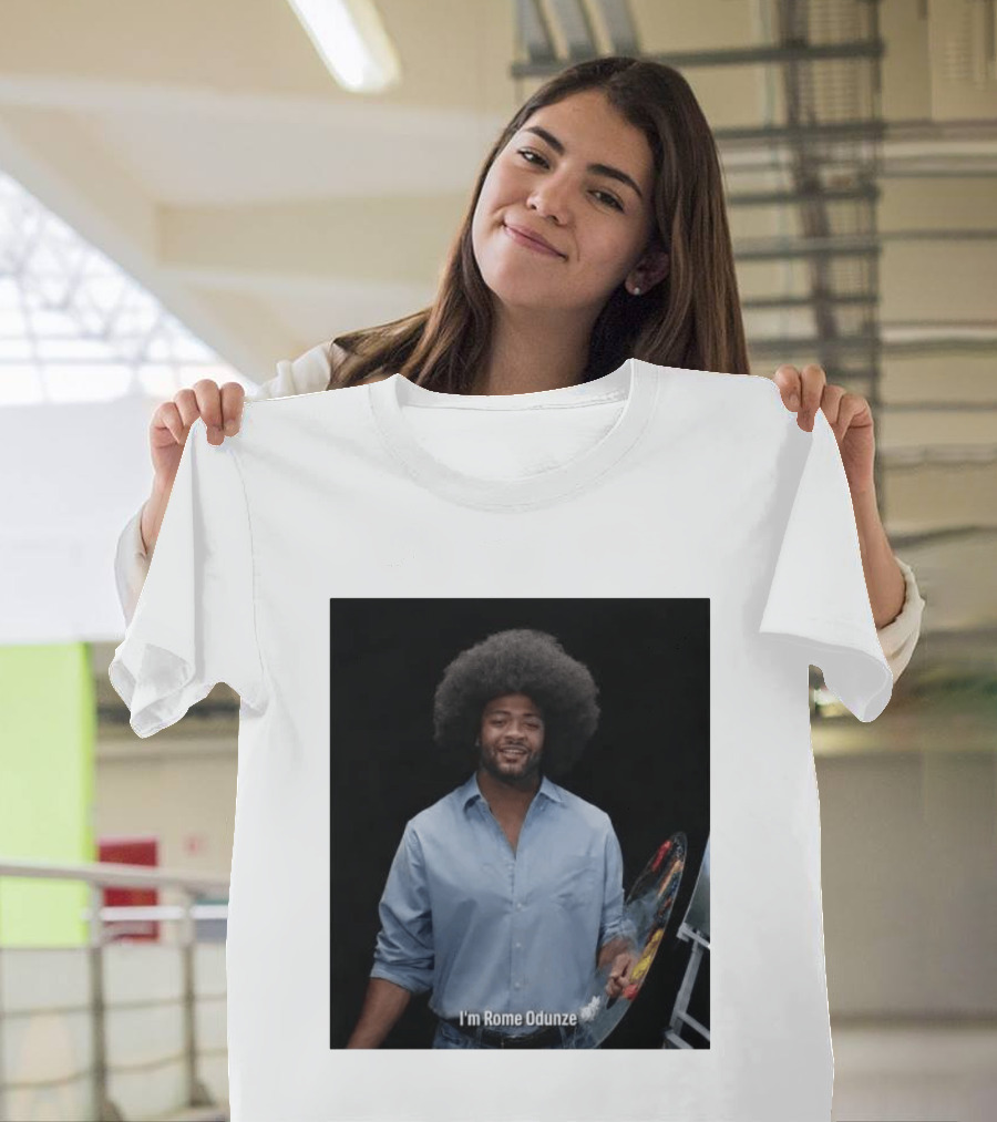 I'm Rome Odunze With Bob Ross Style Transformation T-Shirt
