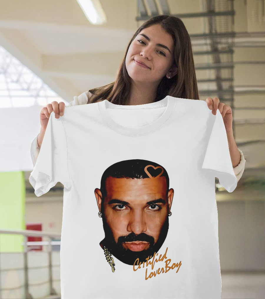 Drake Certified Lover Boy Heart Hair T-Shirt