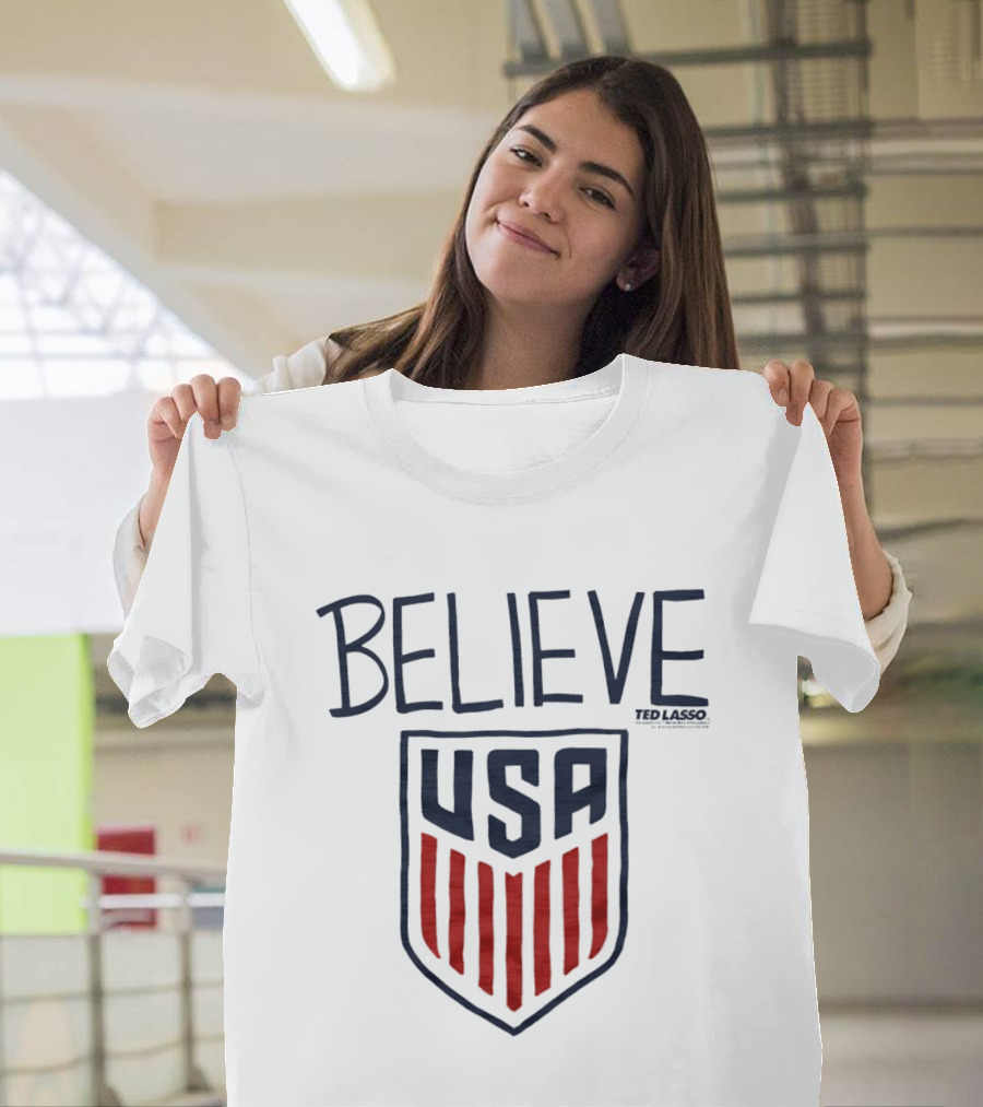 Ted Lasso Believe USA Crest T-Shirt