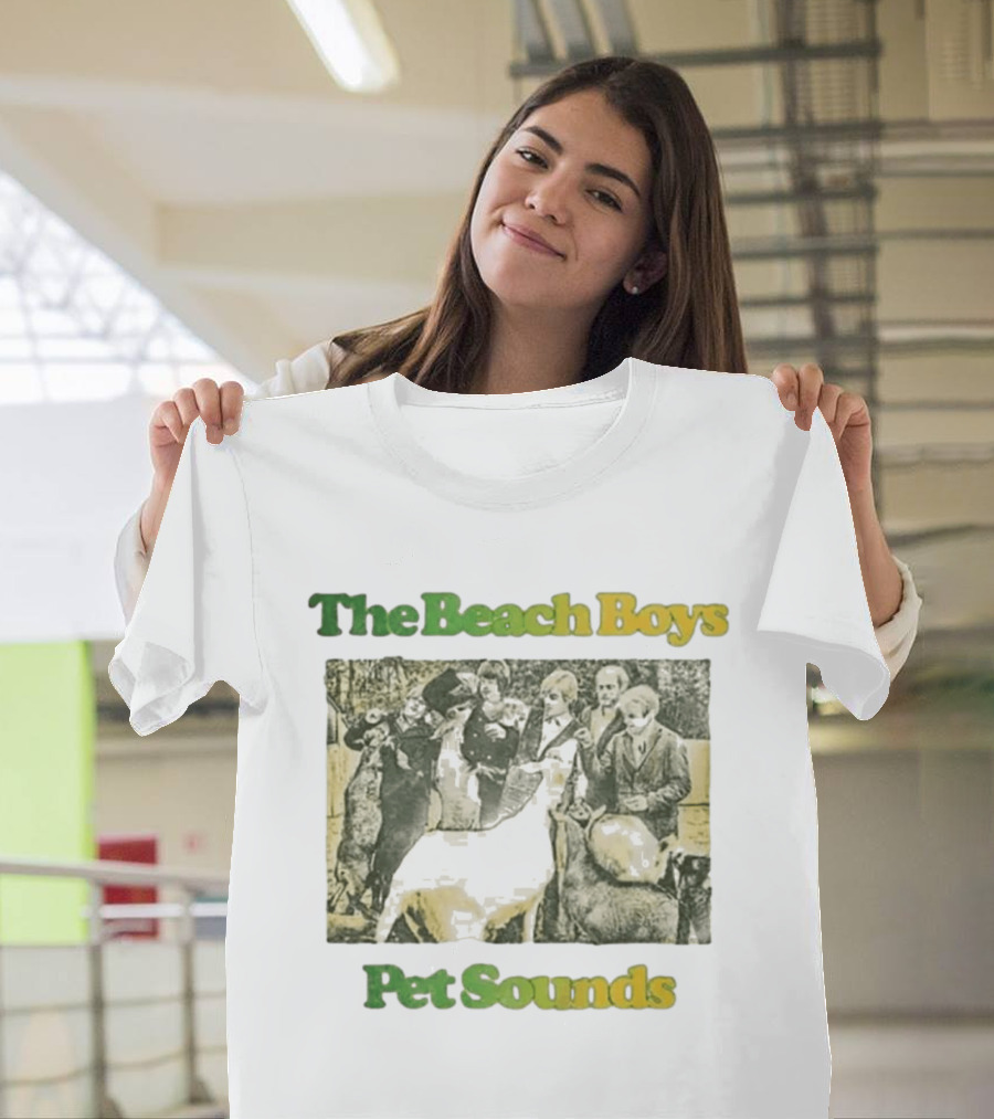The Beach Boys Pet Sounds Album Cover Art With Animals T-Shirt