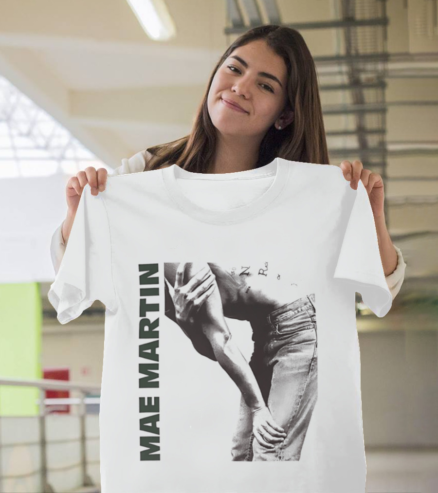 Mae Martin Dynamic Pose With Hands On Thighs T-Shirt