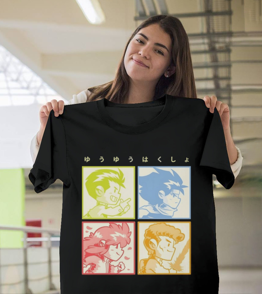 YuYu Hakusho Anime Characters Japanese Manga Series T-Shirt