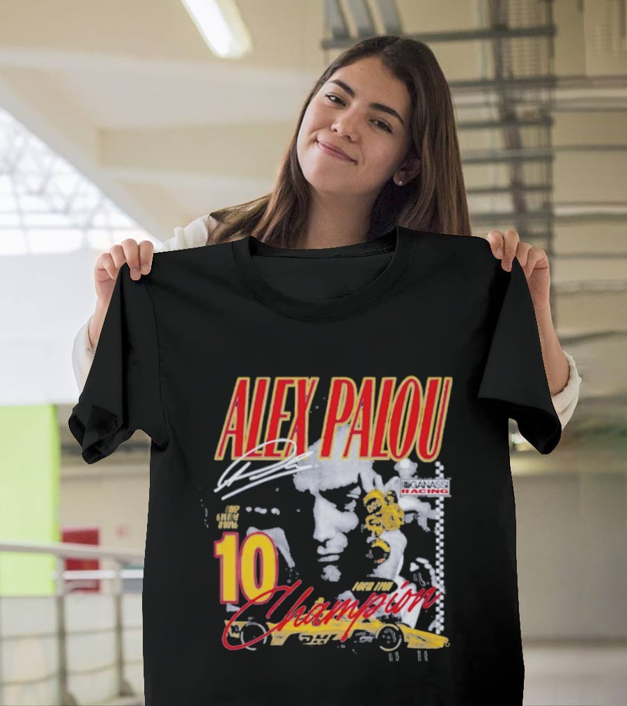 Alex Palou Chip Ganassi Racing 10 Four Time Champion T-Shirt