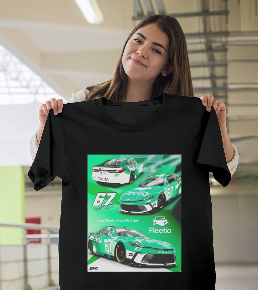 Corey Heim 23XI Racing Toyota Camry XSE Fleetio NASCAR 67 T-Shirt