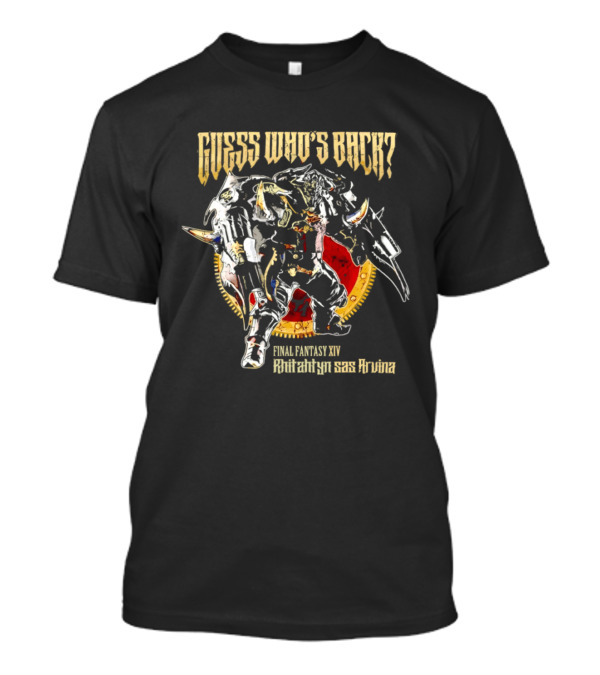 Final Fantasy XIV Pharaoh Akh Afah Amphitheatre Guess Who's Back T-Shirt