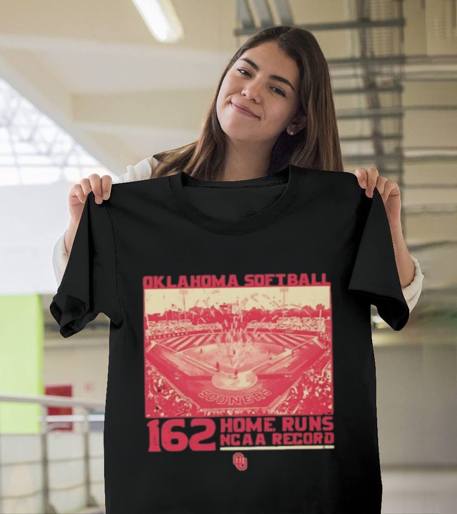 Oklahoma Softball Sooners 162 Home Runs NCAA Record Kendall Wells T-Shirt