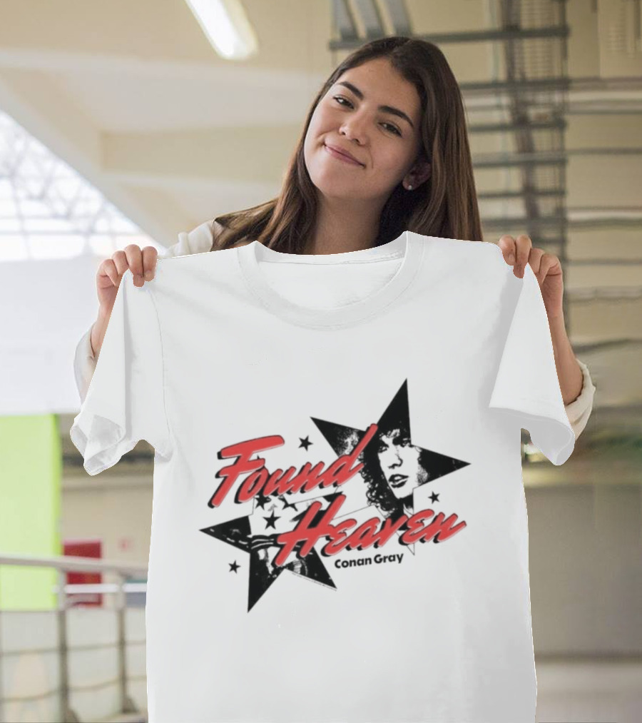 Conan Gray Found Heaven Stars Face T-Shirt