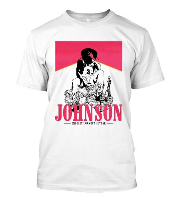 San Antonio Spurs 26 Johnson 2023 Sixth Man Of The Year T-Shirt