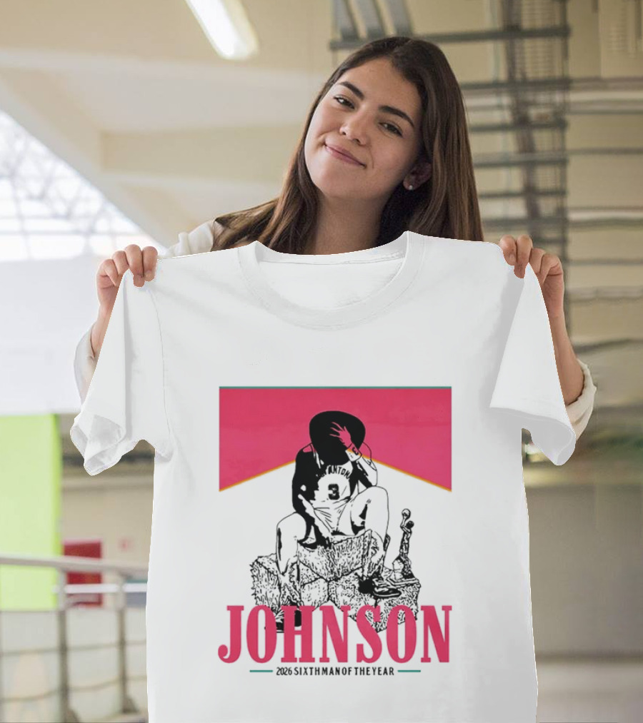 San Antonio Spurs 26 Johnson 2023 Sixth Man Of The Year T-Shirt