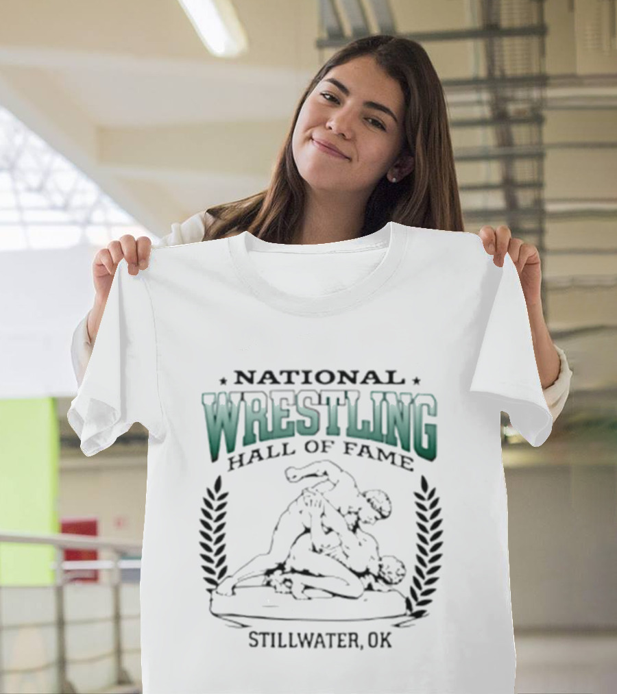 National Wrestling Hall Of Fame Stillwater OK Wrestling T-Shirt