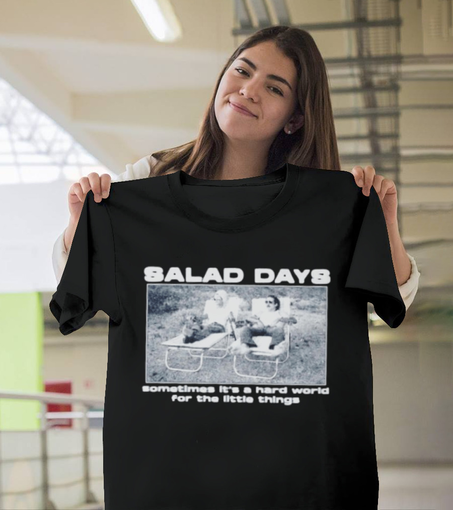 SALAD DAYS Sometimes It's A Hard World For The Little Things Vintage Lounge Chair Image T-Shirt