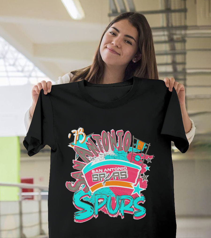 San Antonio Spurs '73 Classics Play By Play T-Shirt