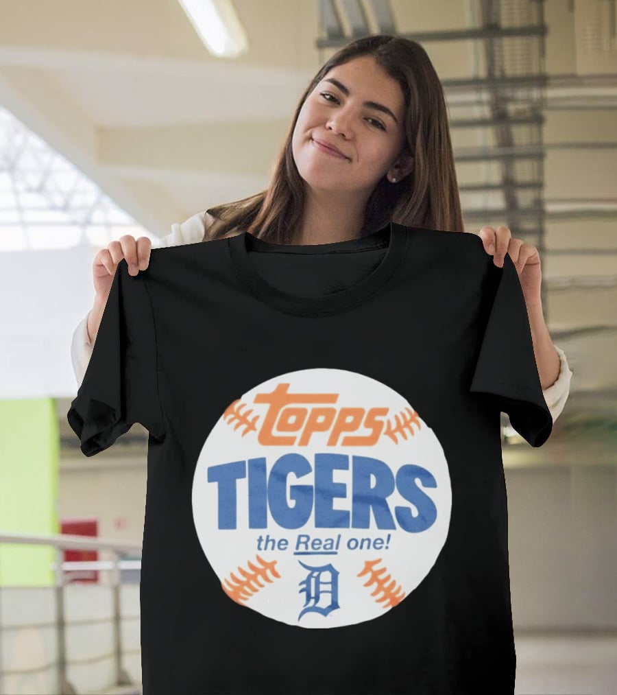 Topps Tigers The Real One Detroit T-Shirt