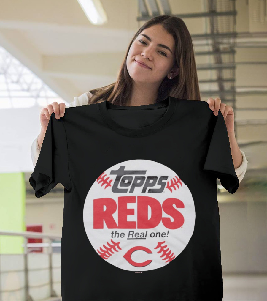 Topps Baseball Reds The Real One Cincinnati T-Shirt