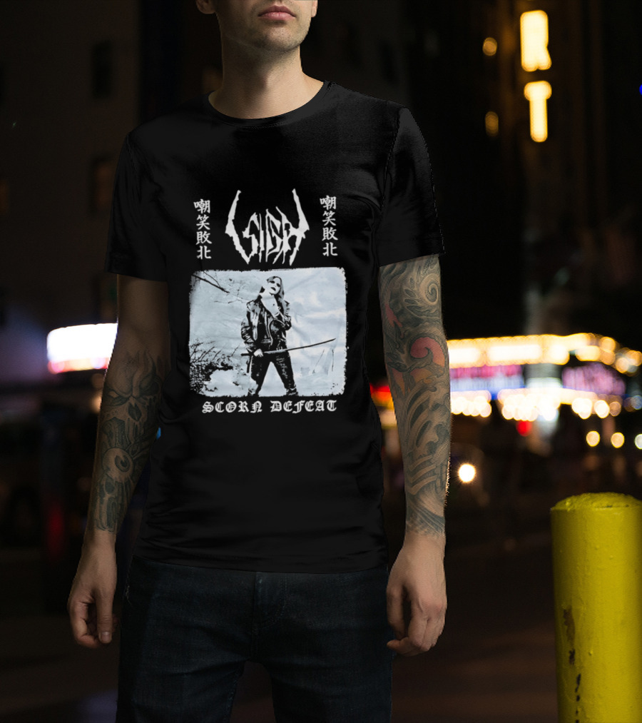 Sigh Scorn Defeat Samurai Japanese Metal T-Shirt