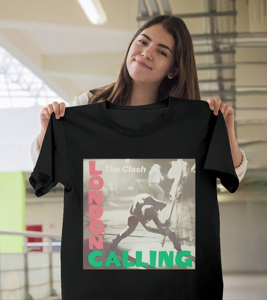 The Clash London Calling Punk Rock Album Cover Image T-Shirt