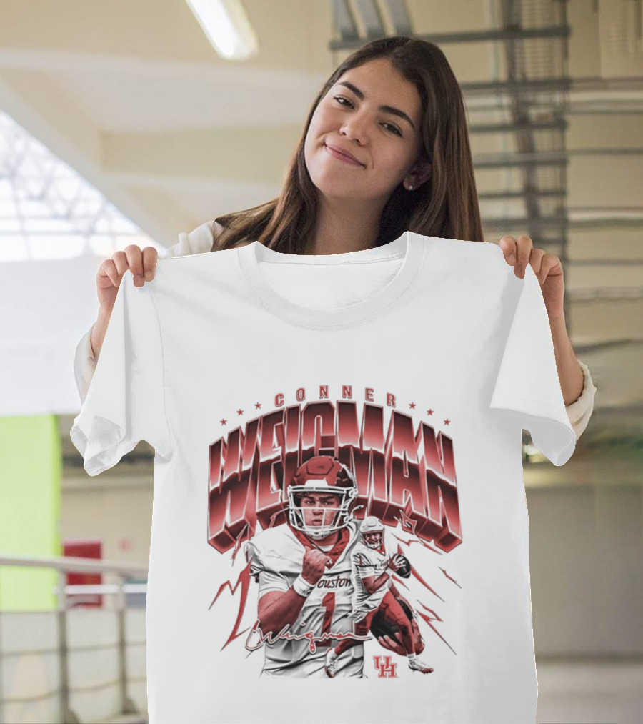 Conner Weigman Houston Cougars Football Player NCAA Team Spirit T-Shirt