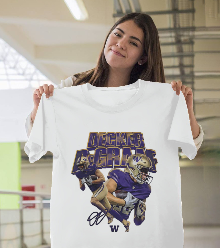 Decker DeGraaf Washington Huskies NCAA Football W T-Shirt